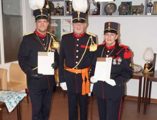 Diploma uitreiking commandantencursus “oude exercitie”