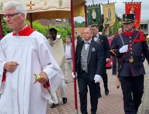 Deelname aan de Sacramentsprocessie in Voerendaal